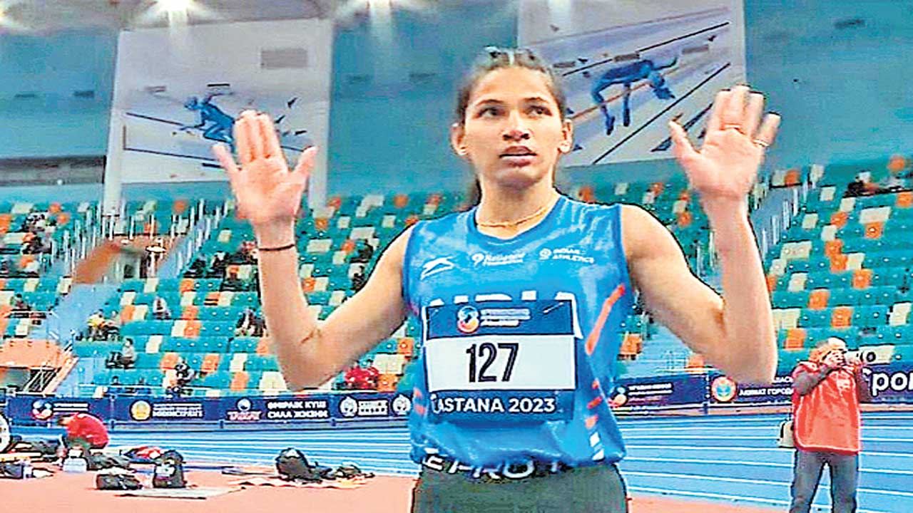 జ్యోతికి మరో పసిడి