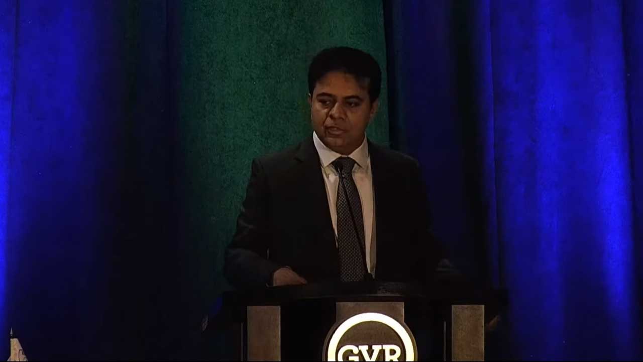 KTR | ప్రపంచానికి కాళేశ్వరం పాఠాలు.. తెలంగాణ సాధించిన విజయాలపై అమెరికా వేదికగా కేటీఆర్ ప్రజెంటేషన్