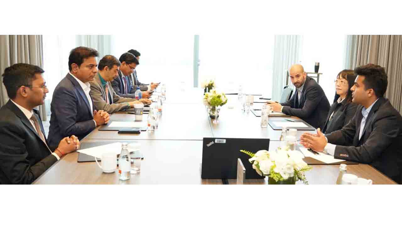 Minister KTR |  హైదరాబాద్‌లో సనోఫీ విస్తరణ.. నిక్కీ హేలీతో మంత్రి కేటీఆర్‌ భేటీ