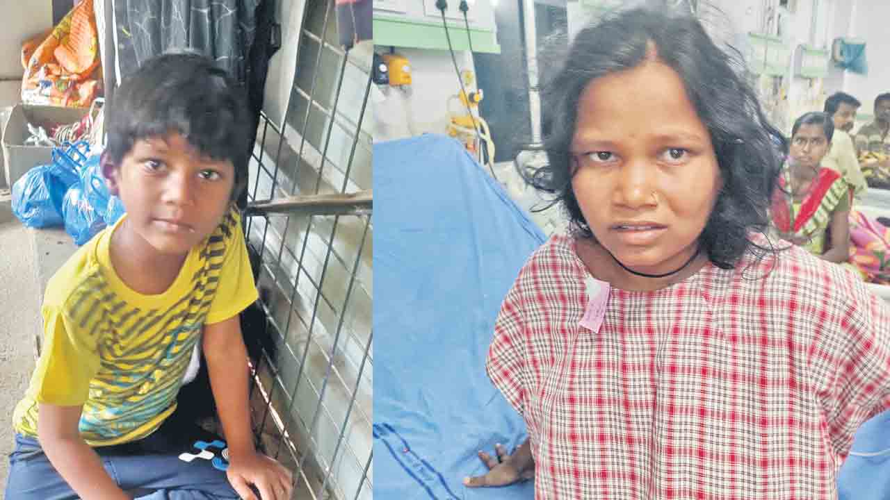 భార్య, బిడ్డను దవాఖానలో వదిలేసి..