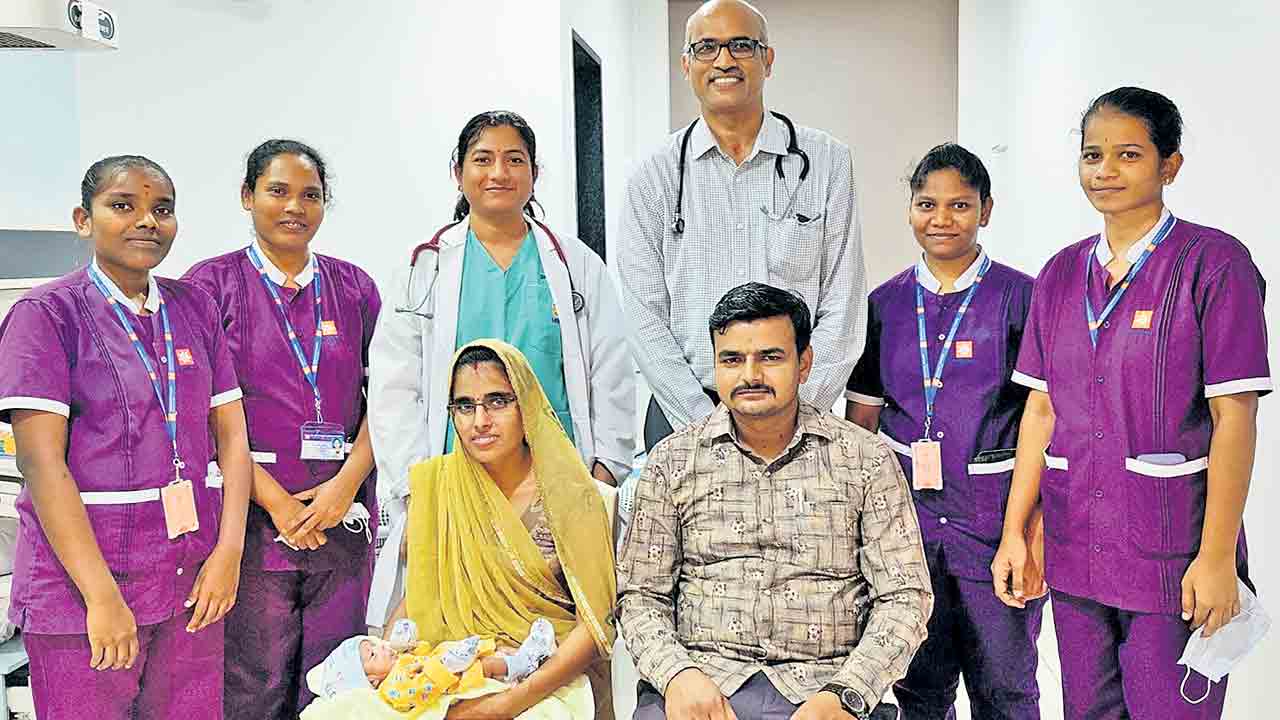 నెలలు నిండని శిశువుకు ప్రాణభిక్ష