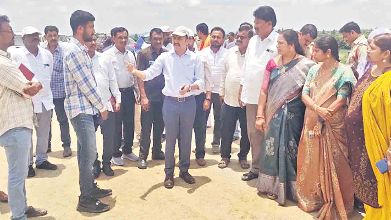 మంత్రి కేటీఆర్ పర్యటనకు పకడ్బందీ ఏర్పాట్లు