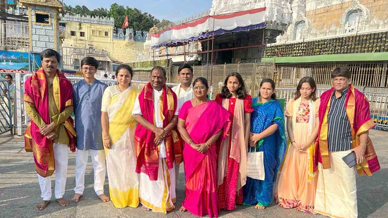 Minister Koppula | తిరుమల శ్రీవారిని దర్శించుకున్న మంత్రి కొప్పుల ఈశ్వర్‌