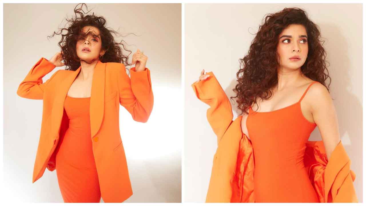 Mithila Palkar | ఆరెంజ్ డ్రెస్‌లో హొయ‌లు పోయిన మిథిలా పాల్కర్..