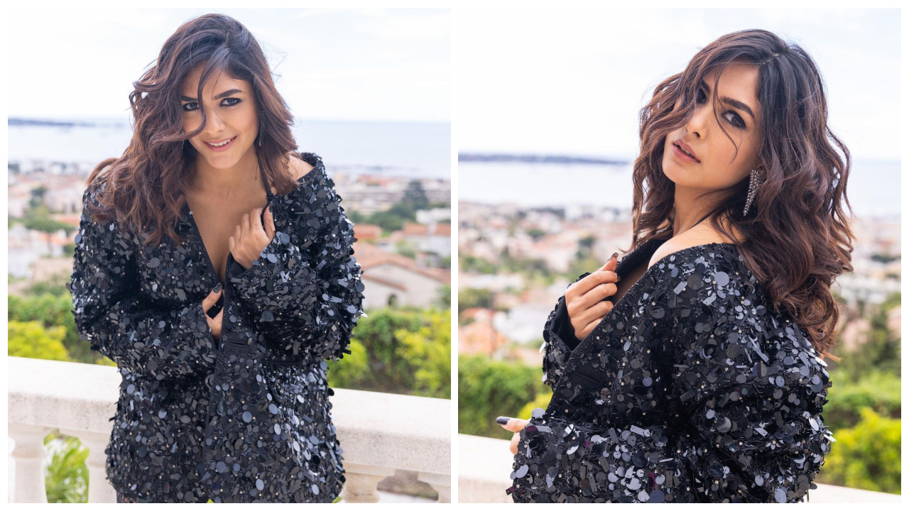 Mrunal Thakur | చమ్కీల డ్రెస్‌లో జిగేలు రాణిలా మృణాల్ ఠాకూర్..