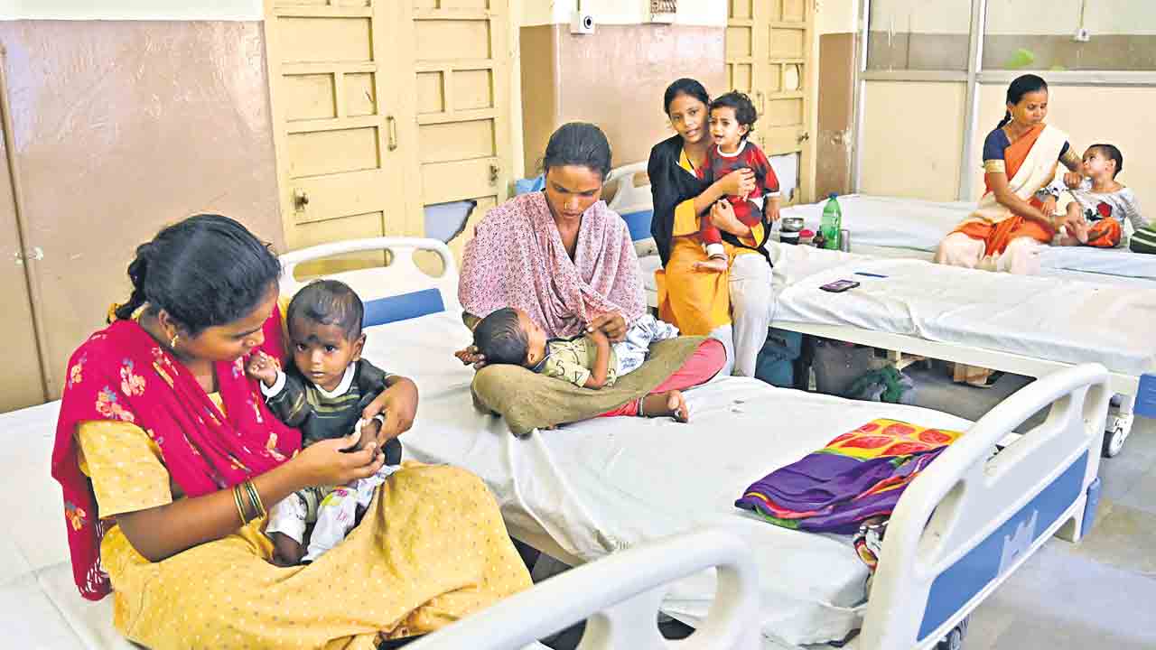 Niloufer hospital |  నిలోఫర్‌ డైట్‌.. బక్కచిక్కిన శిశువులకు బలవర్ధక ఆహారం