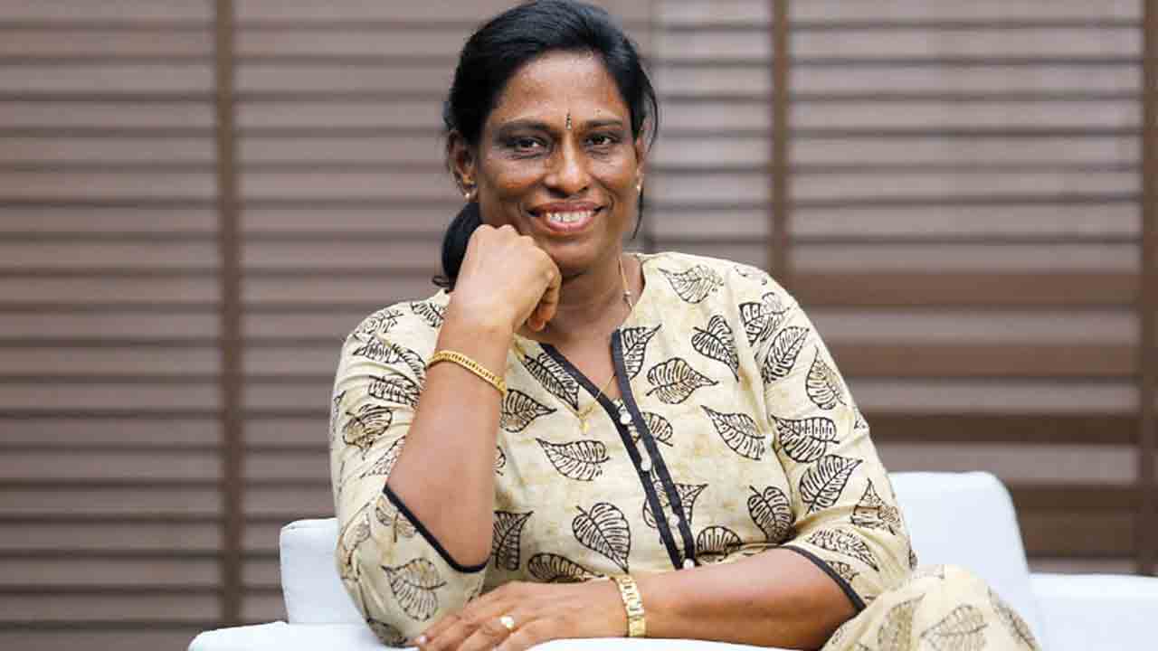 రెజ్లర్లను కలిసిన ఉష