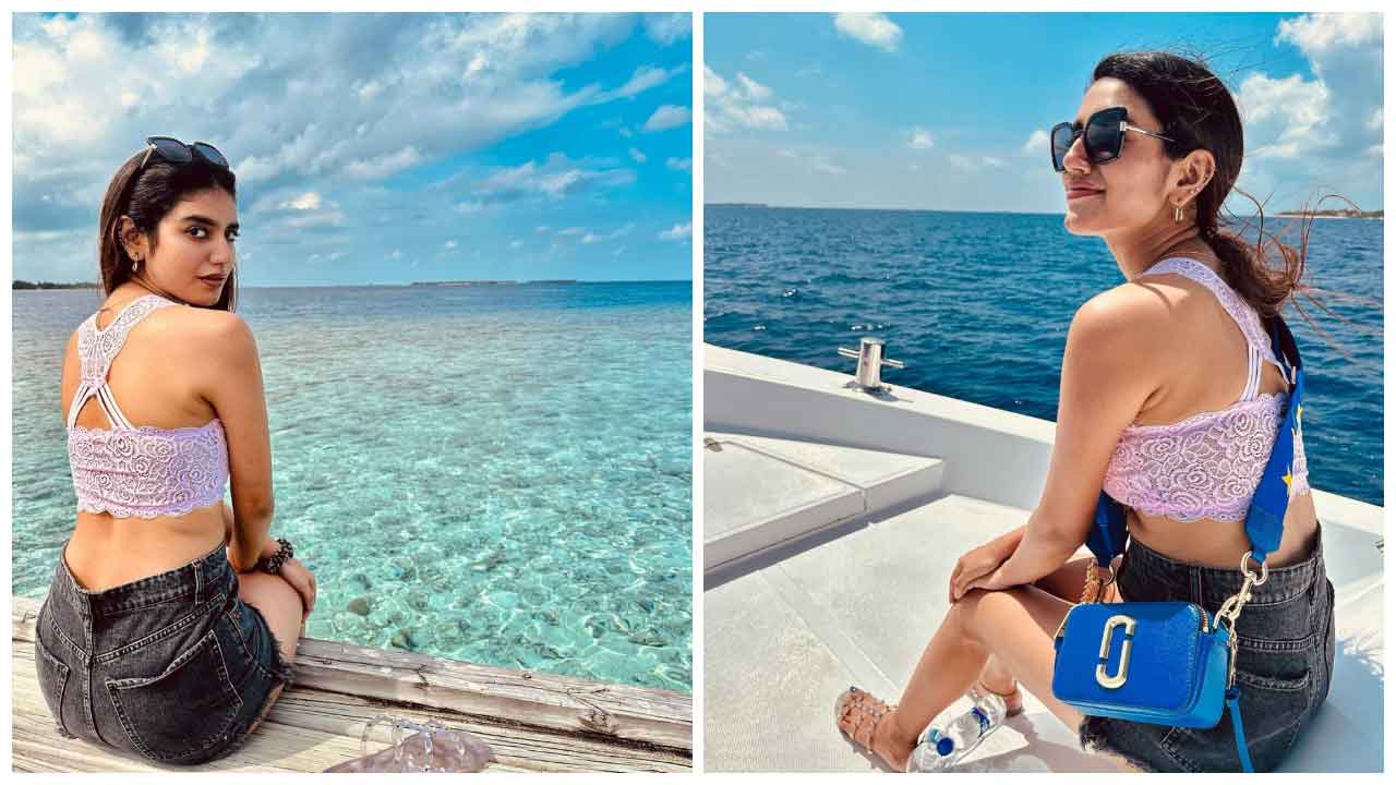 Priya Prakash Varrier | సాగర తీరాన ఎంజాయ్ చేస్తున్న ప్రియా ప్రకాష్ వారియర్..