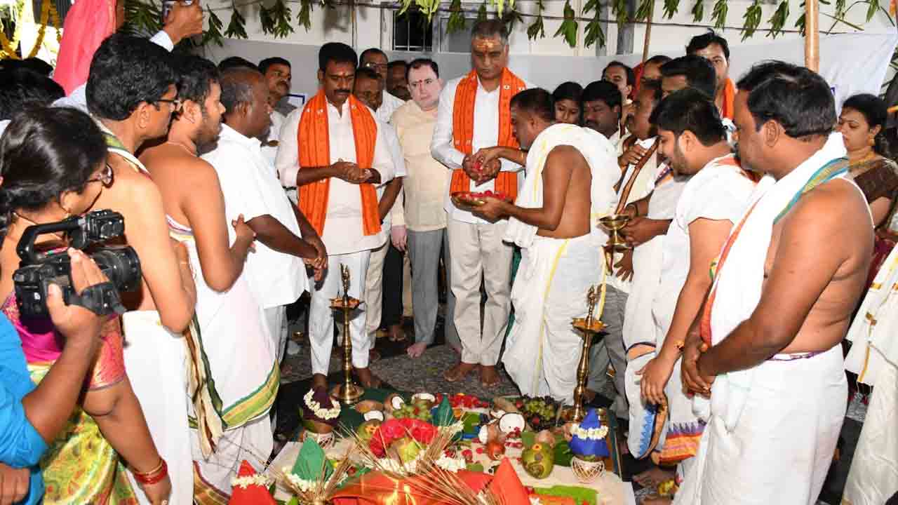 Srisailam | ఆర్యవైశ్యుల ఐకమత్యం అభినందనీయం.. మంత్రి తన్నీరు హరీష్‌రావు