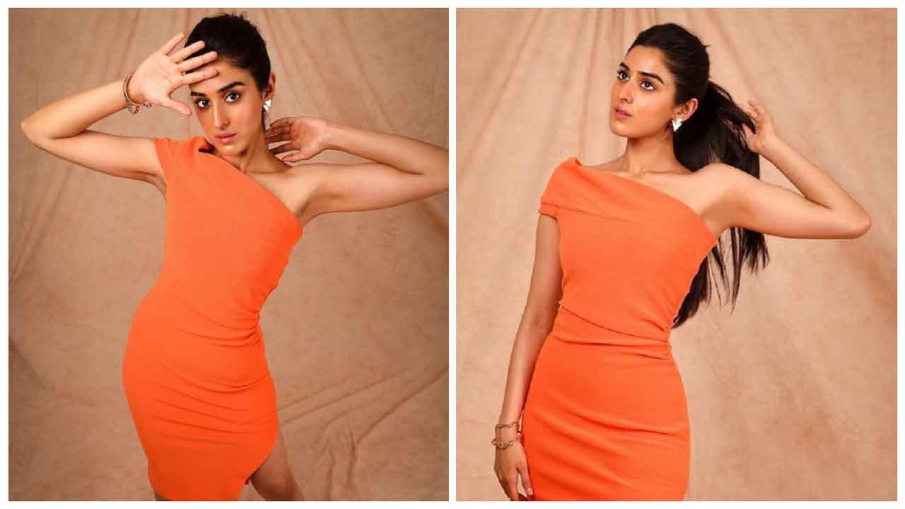 Sakshi Vaidya | ఆరెంజ్ డ్రెస్‌లో నారింజ పండులా మెరిసిపోతున్న సాక్షి వైద్య..