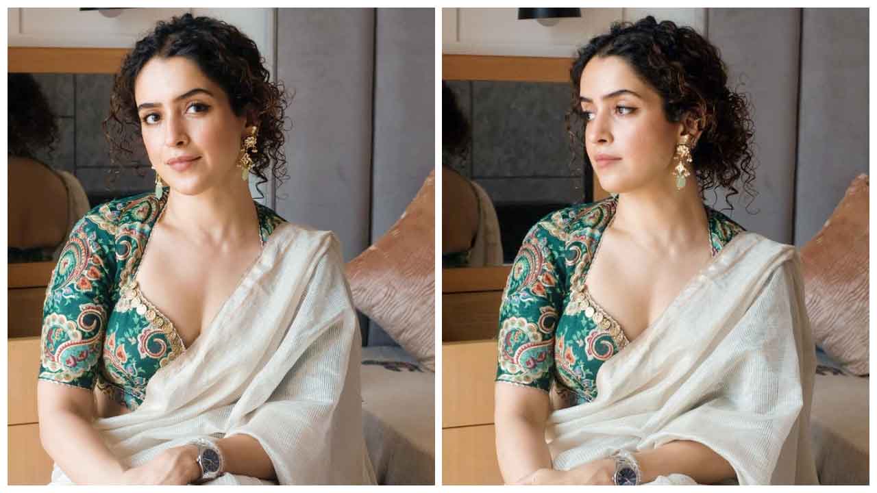 Sanya Malhotra | చీరకట్టులో సన్యా మల్హోత్రా అందచందాలు అదరహో..
