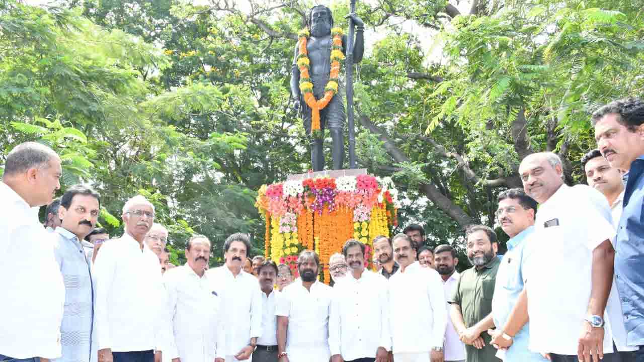 Minister Srinivas goud | అల్లూరి సీతారామరాజు పోరాటం స్ఫూర్తిదాయకం: మంత్రి శ్రీనివాస్‌ గౌడ్‌