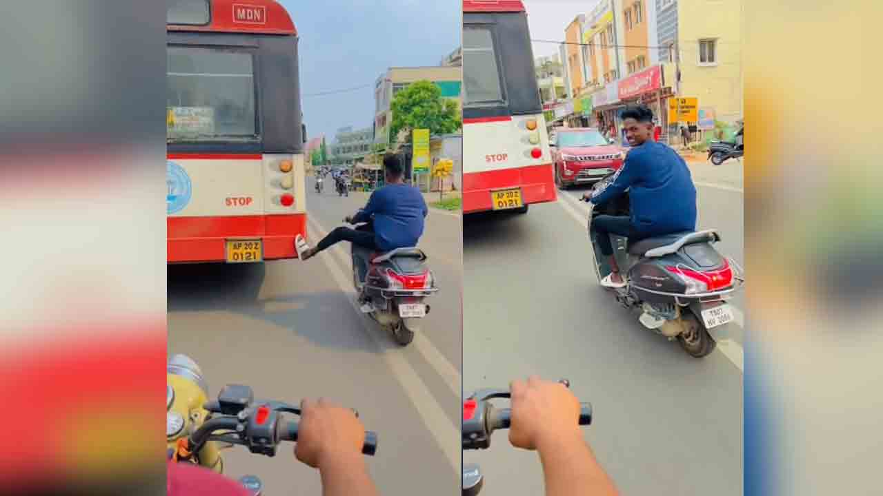 Sajjanar | బస్సులతో ఆటలా.. చర్యలు తప్పవు : వైరల్ వీడియోపై సజ్జనార్ ఆగ్రహం