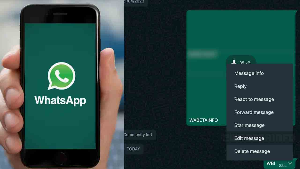 WhatsApp Edit | ‘ఎడిట్’ ఫీచర్ ప్రారంభించిన వాట్సాప్.. మెసేజ్‌లో పొరపాటు ఎలా ఎడిట్ చేయాలంటే..?!