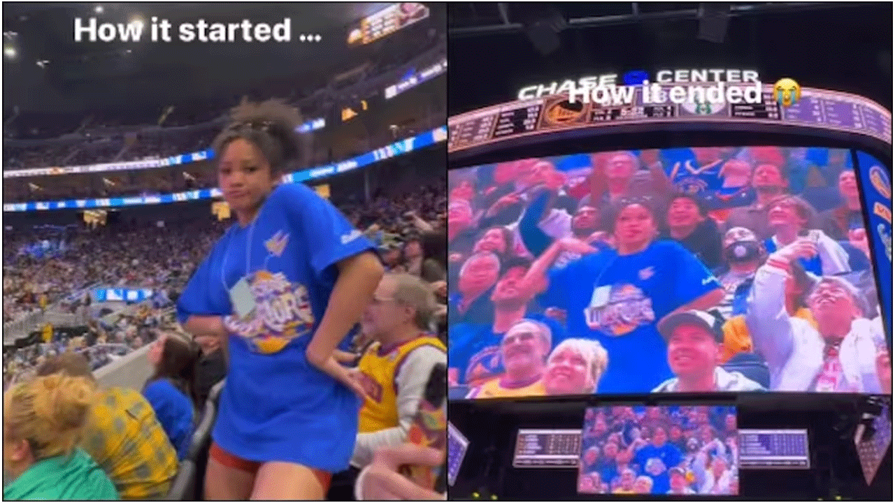 Viral Video | ఎన్‌బీఏ గేమ్ : భారీ స్క్రీన్‌పై మ‌హిళ ఎన‌ర్జిటిక్ డ్యాన్స్ డిస్‌ప్లే