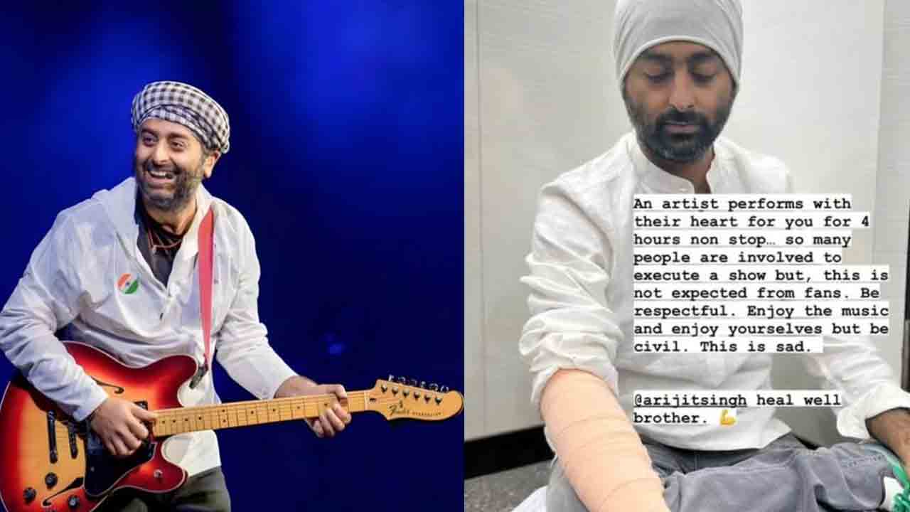 Arijith Singh | బాలీవుడ్‌ స్టార్‌ సింగర్‌ చేతికి గాయాలు.. వీడియో వైరల్‌