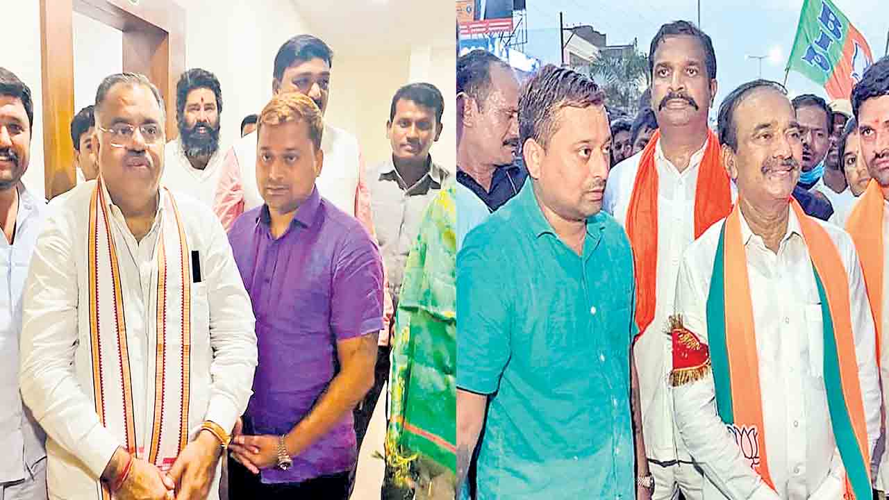 ఘరానా మోసగాళ్లకు బీజేపీ అండ