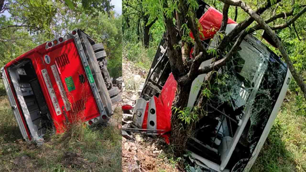 తిరుమల ఘాట్లో బస్సు బోల్తాపై విచారణ