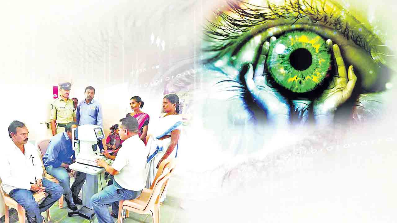 సందడిగా కంటి వెలుగు