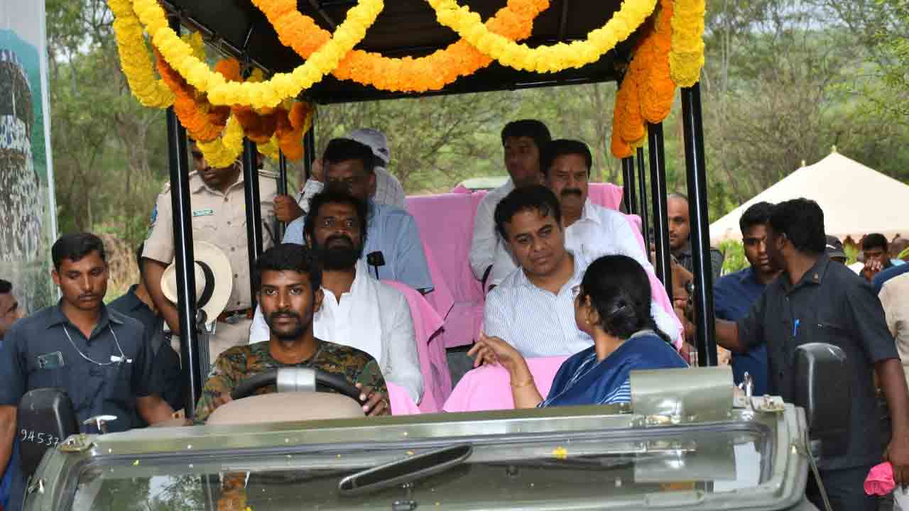 Mahabubnagar | ఫారెస్ట్ జంగ‌ల్ స‌ఫారీని ప్రారంభించిన మంత్రులు కేటీఆర్, శ్రీనివాస్ గౌడ్