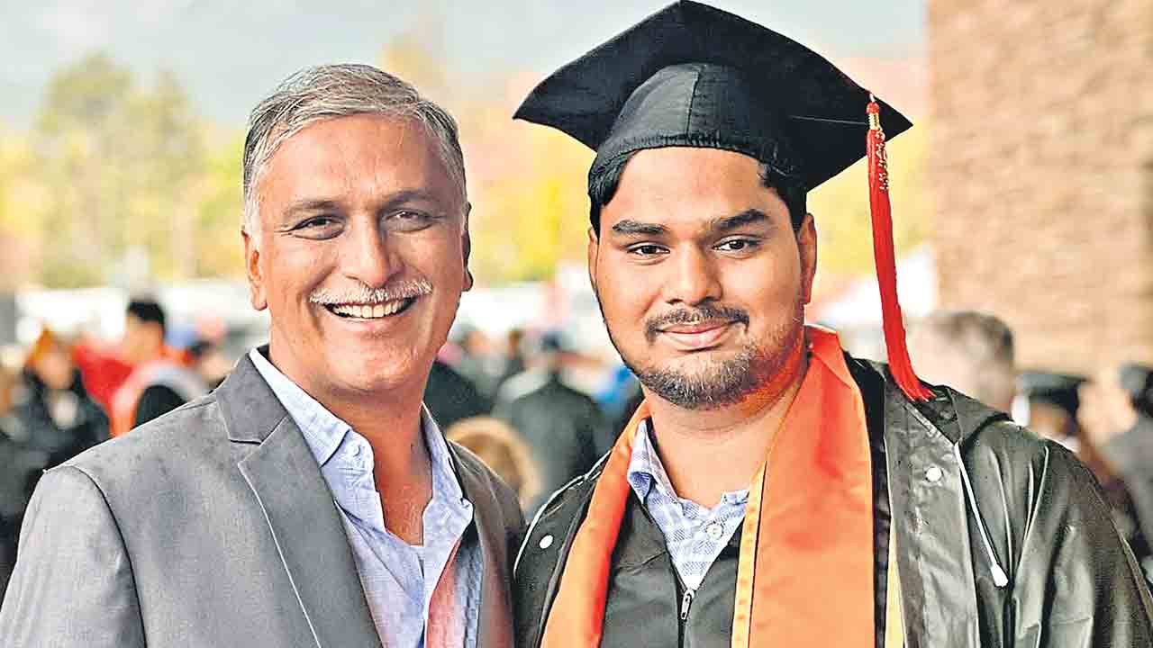 Harish rao |  అచ్చూ నీకు అభినందనలు.. కుమారుడు అర్చిశ్మన్‌ పట్టుదలకు పరవశించిన మంత్రి హరీశ్‌రావు