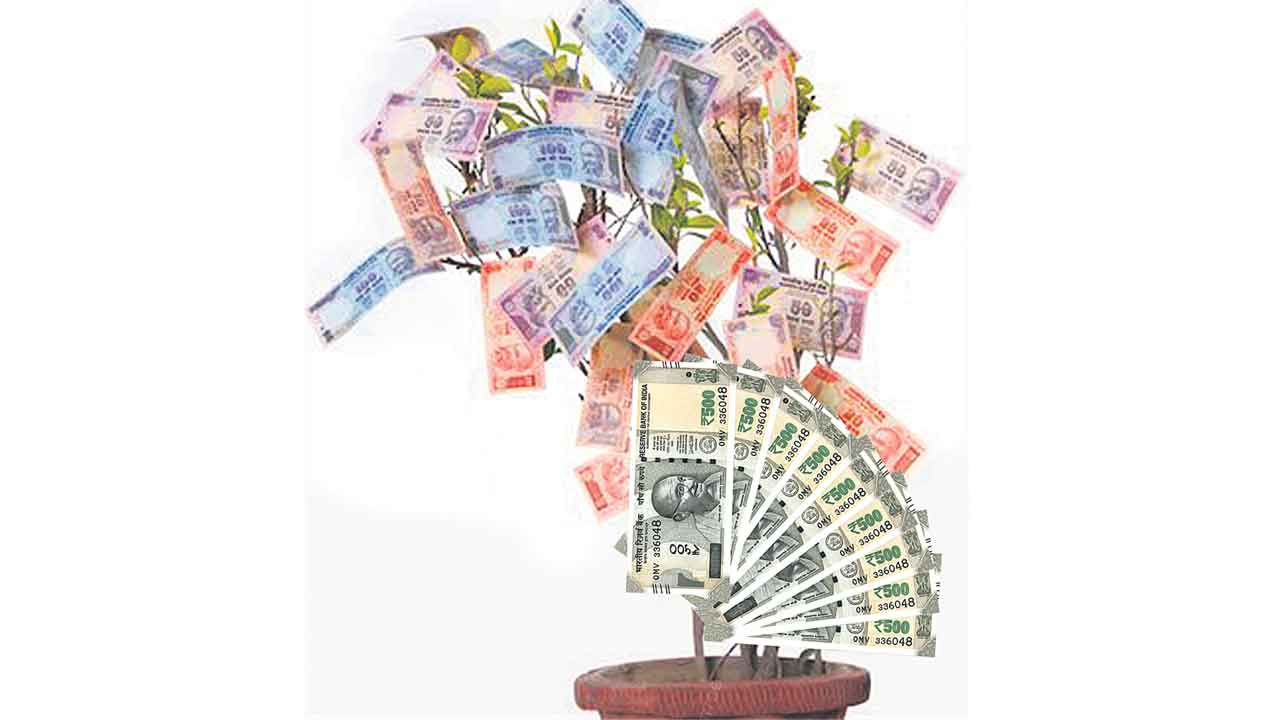 వరదలా నగదు