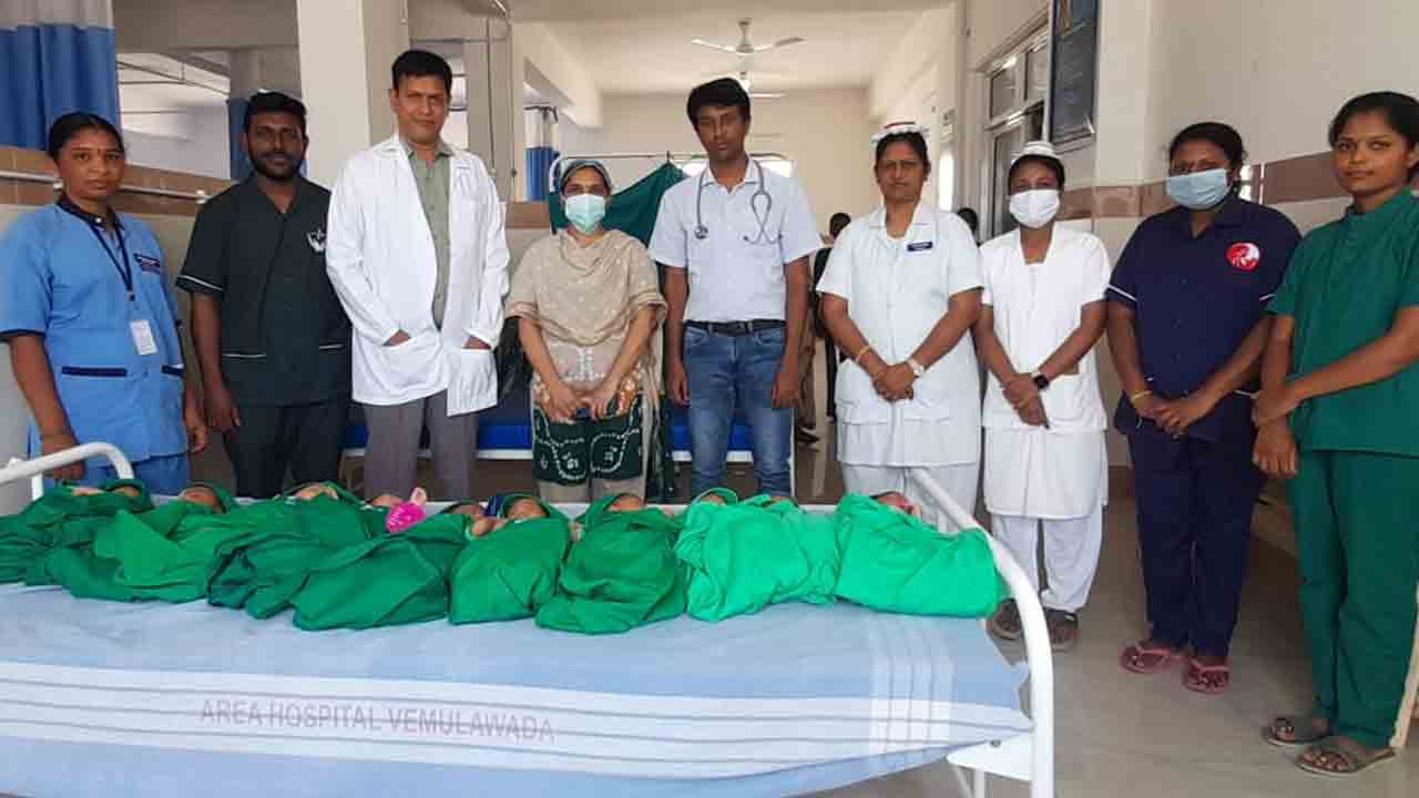 KCR KIT | వేములవాడ ఏరియా ఆస్పత్రిలో ఒకే రోజు 10 కాన్పులు