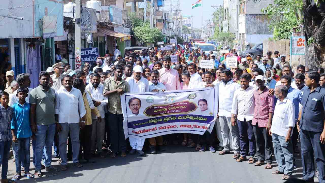 సీఎం కృషితోనే పట్టణాల అభివృద్ధి