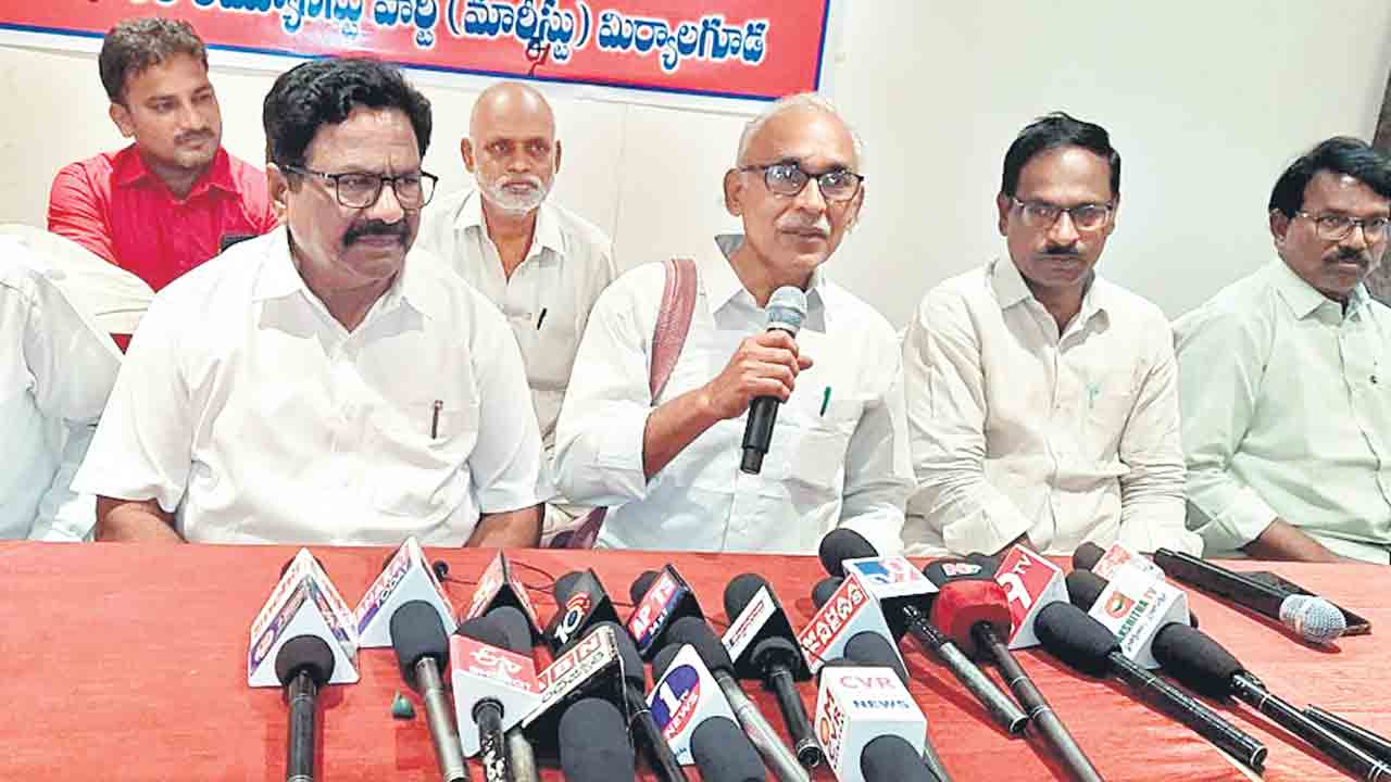 మోదీ మళ్లీ వస్తే ప్రజాస్వామ్యం ఖూనీ: బీవీ రాఘవులు