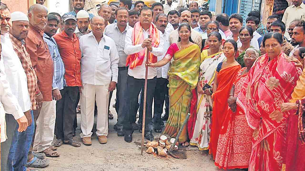 నియోజకవర్గ అన్ని ప్రాంతాల అభివృద్ధే లక్ష్యం