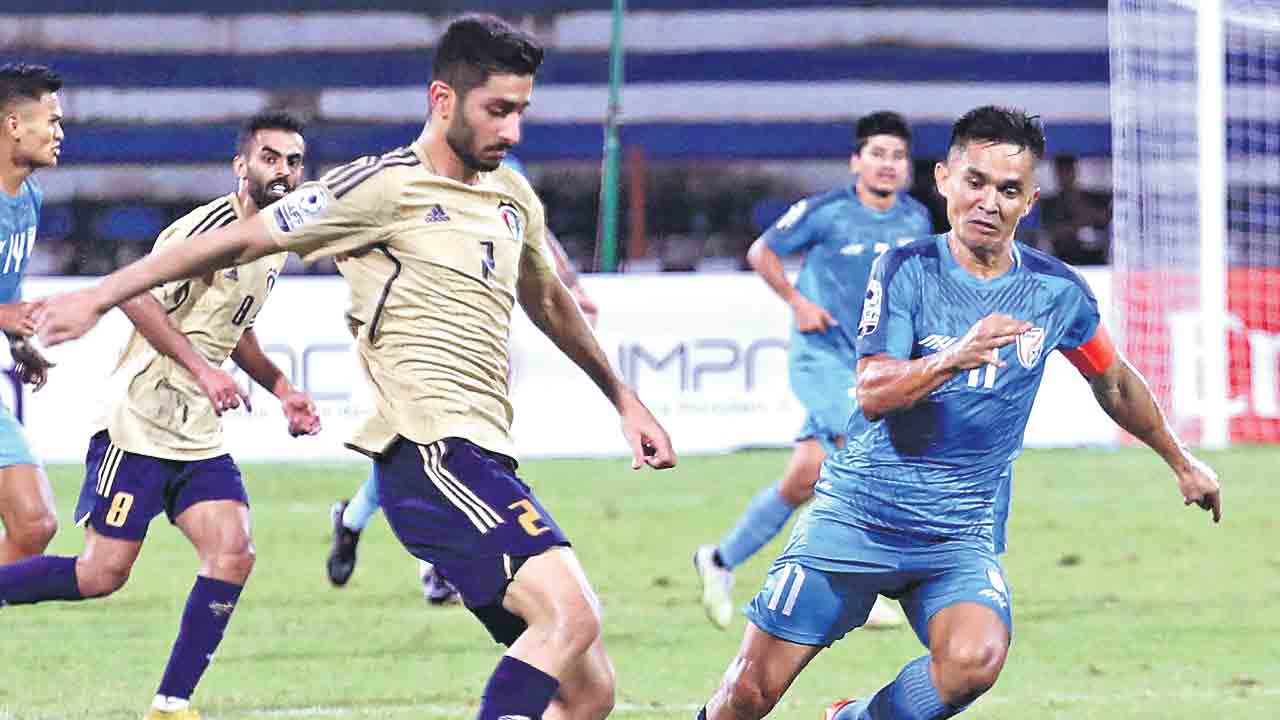 భారత్‌, కువైట్‌ మ్యాచ్‌ ‘డ్రా’