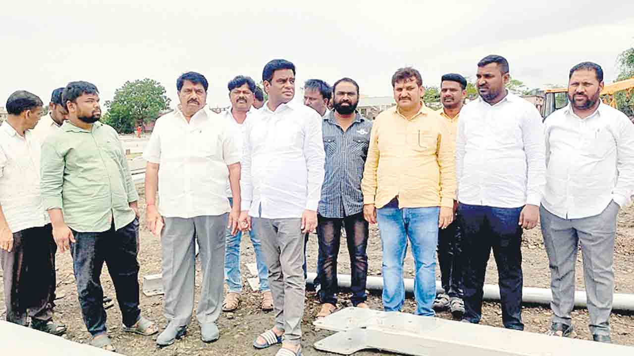 సీఎం సభకు ముమ్మర ఏర్పాట్లు