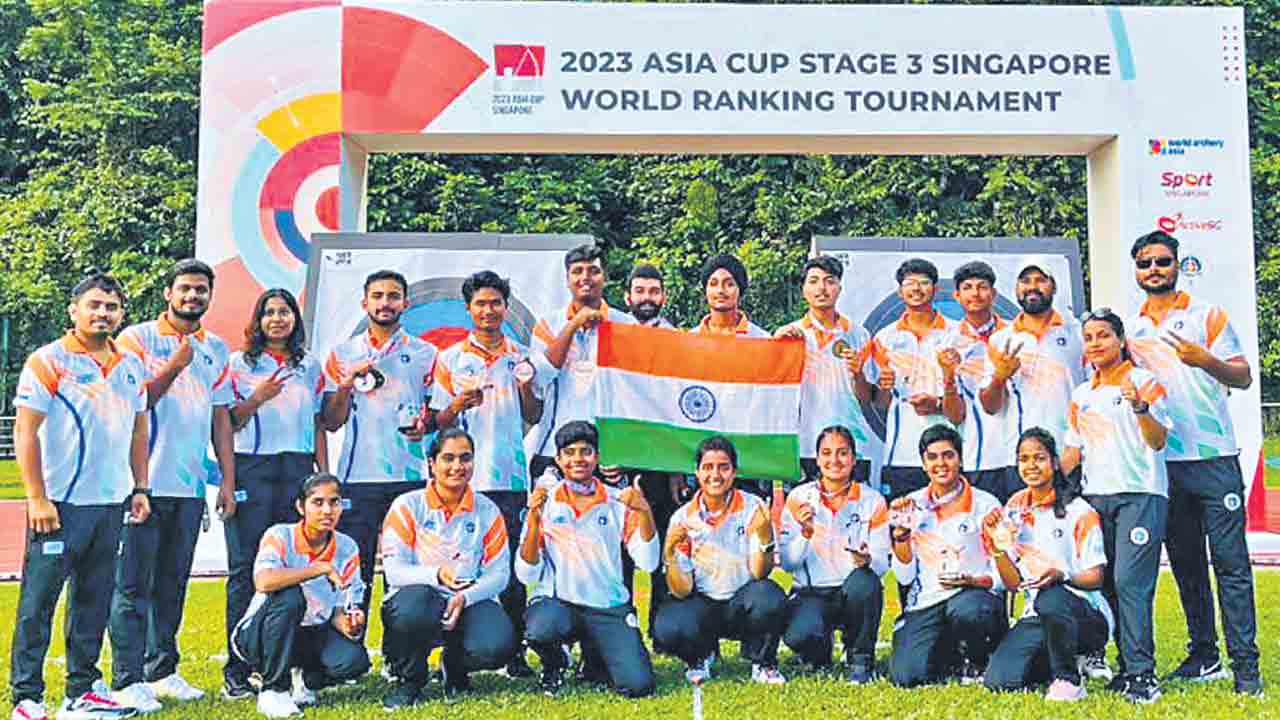 ఆసియాకప్‌ ఆర్చరీలో భారత్‌కు అయిదో స్థానం