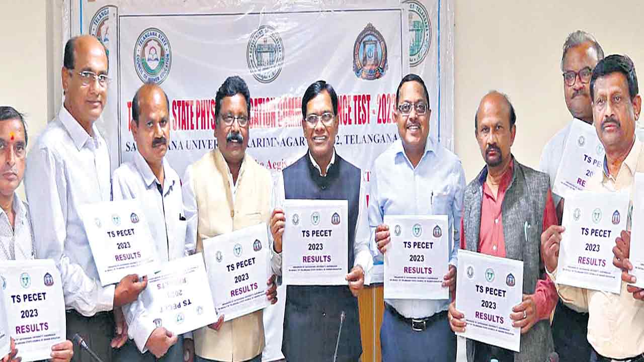 పీఈసెట్‌ ఫలితాలు విడుదల