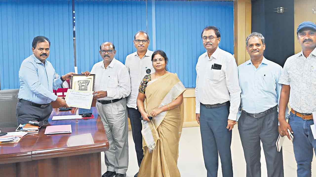 జలమండలికి మరో పురస్కారం