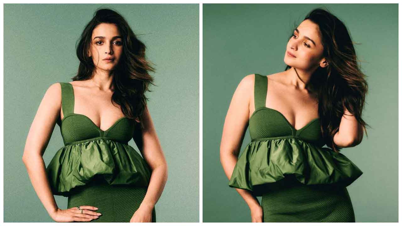 Alia Bhatt | గ్రీన్ కలర్ డ్రెస్‌లో అలియా భట్ ధగధగలు..
