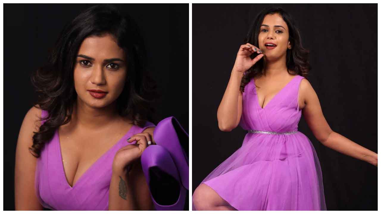 Ariyana Glorya | పింక్ క‌ల‌ర్ డ్రెస్‌లో గాలం వేస్తున్న అరియానా గ్లోరీ..