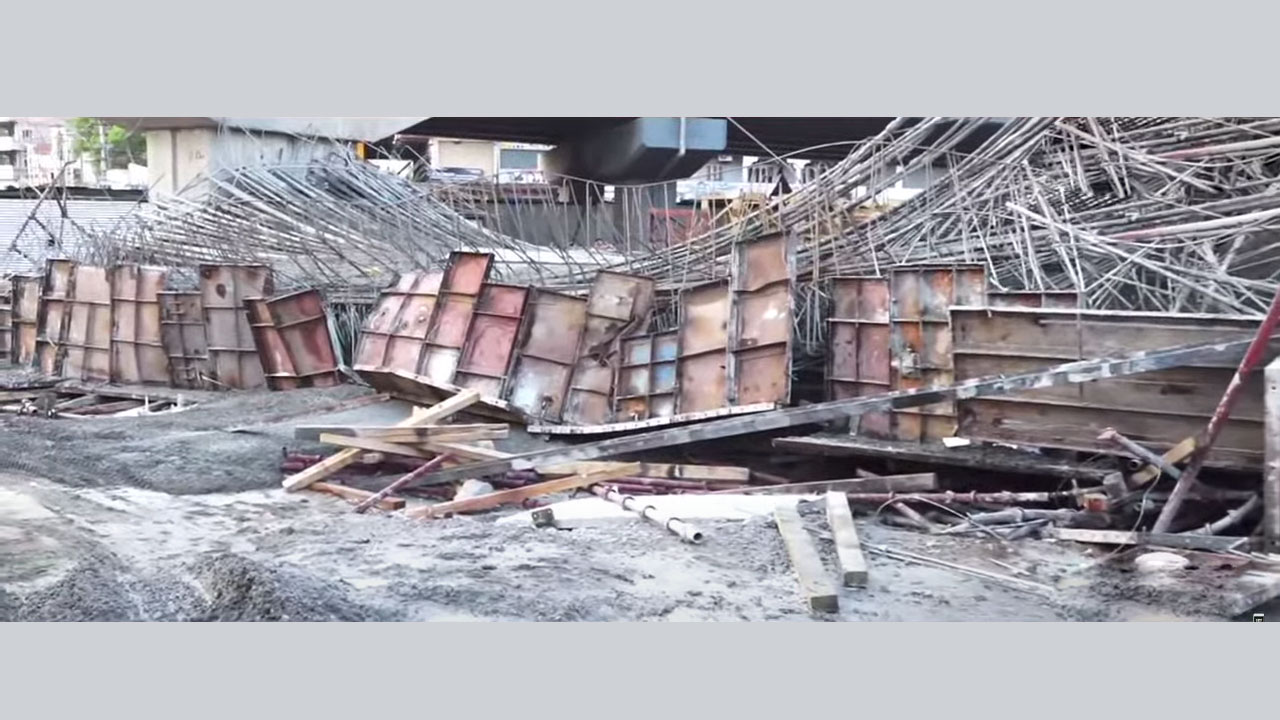 Hyderabad | ఎల్బీ నగర్‌ సాగర్‌ రింగ్‌రింగ్‌ రోడ్డు ఫ్లై ఓవర్‌ నిర్మాణంలో అపశృతి..