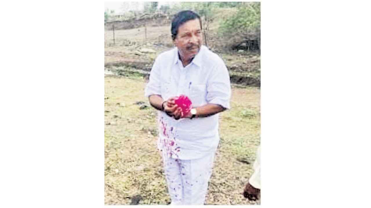 బోథ్‌ ఎమ్మెల్యేకు గాయాలు