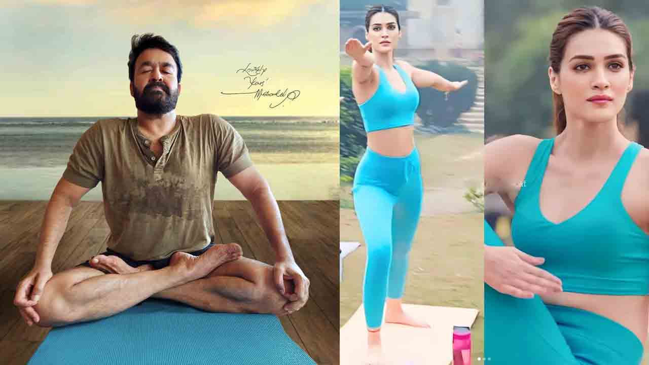 International Yoga Day | యోగా డే స్పెషల్.. యోగాసనాలతో సినీ తారల సందేశం