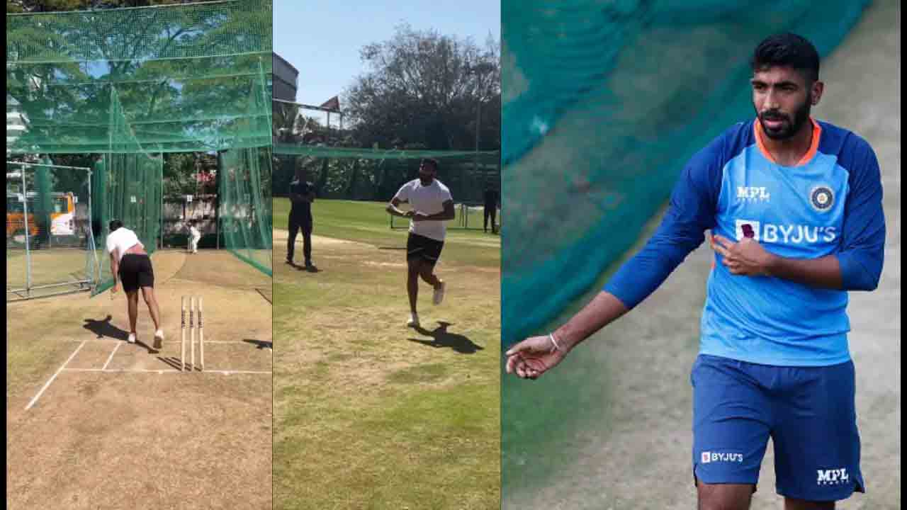 Jasprit Bumrah | నెట్స్‌లో చెమ‌టోడ్చుతున్న బూమ్రా.. జూలైలో ప్రాక్టీస్ మ్యాచ్‌లు ఆడనున్న స్పీడ్‌స్ట‌ర్