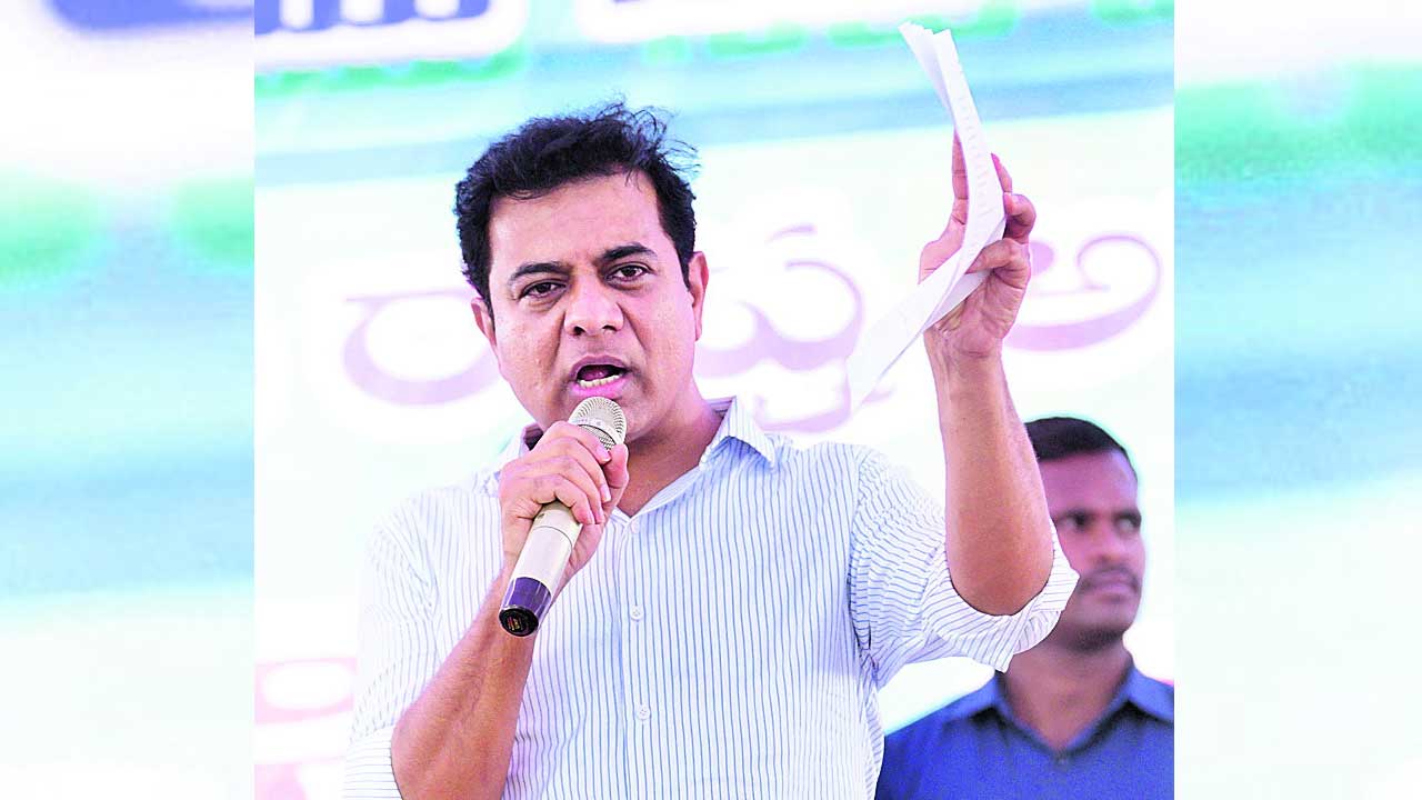 Minister KTR |  గొంతు తడిపిన కేసీఆర్తో గళం కలుపుదాం: మంత్రి కేటీఆర్