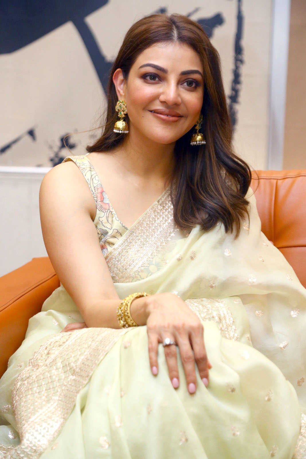 Kajal Aggarwal At Satyabhama Movie First Look Launch Photos