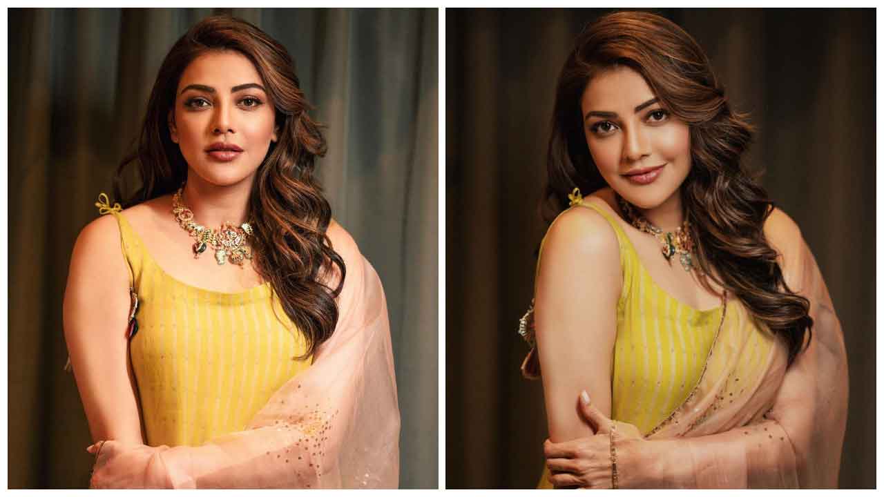 Kajal Aggarwal | చిరున‌వ్వుతో చంపేస్తున్న కాజల్ అగర్వాల్‌..