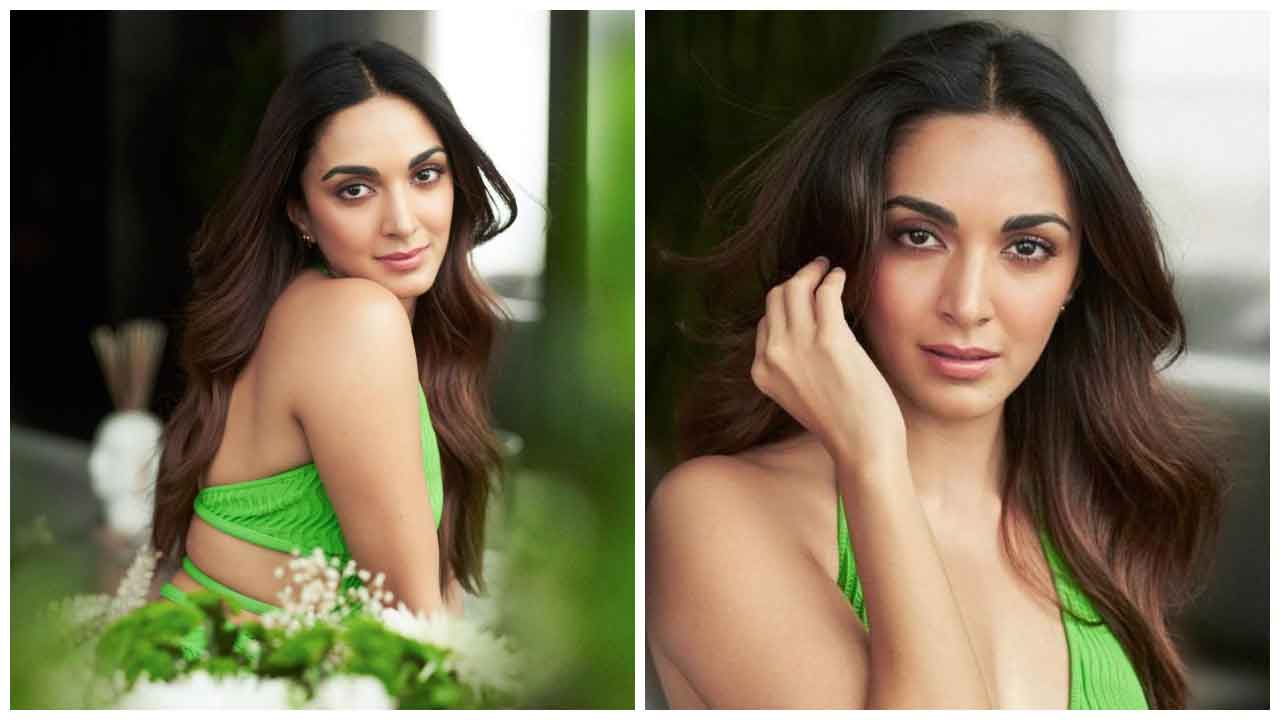 Kiara Advani | చిలుక పచ్చ రంగు డ్రెస్‌లో అలరిస్తున్న కియారా అద్వానీ..