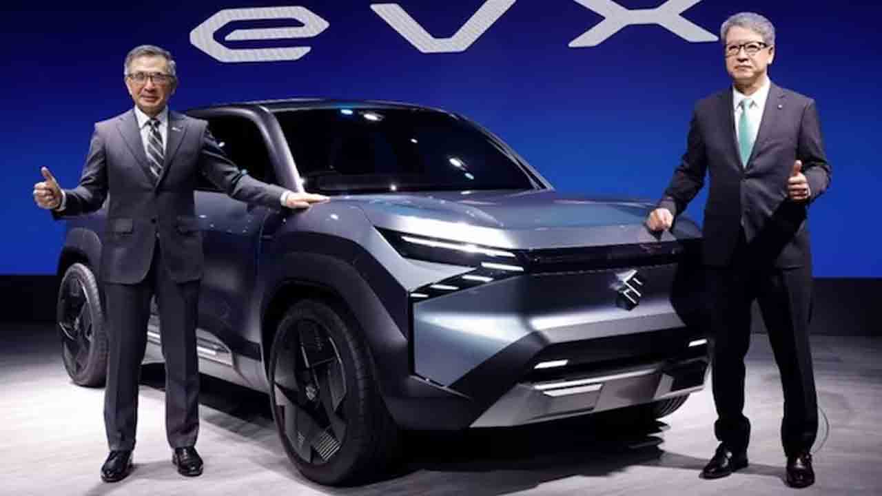 Maruti eVX EV SUV | మార్కెట్లోకి మారుతి తొలి ఈవీ ఎస్‌యూవీ.. సింగిల్ చార్జింగ్‌తో 550 కి.మీ దూరం ప్రయాణం..?!