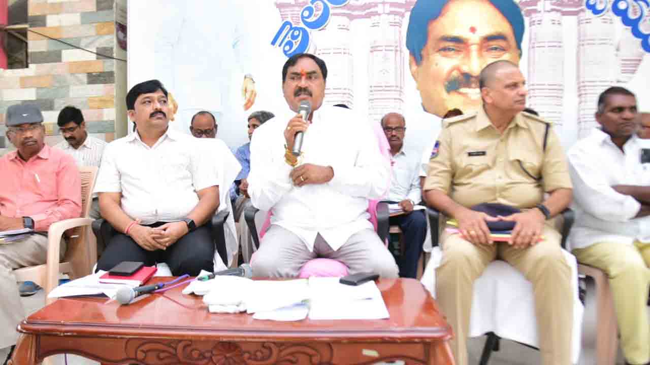 Minister Errabelli | ప్రతి పల్లెల్లో దశాబ్ది ఉత్సవాలను పండుగలా నిర్వహించాలి : మంత్రి ఎర్రబెల్లి