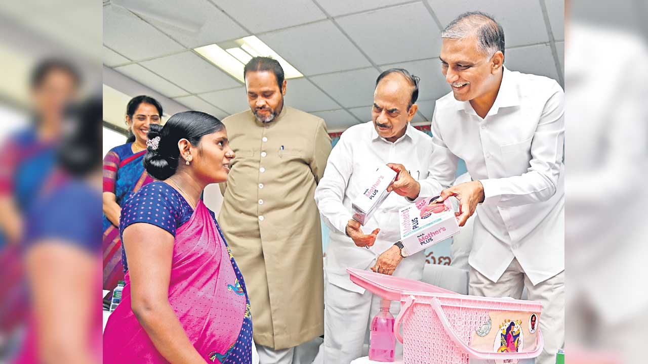 Minister Harish Rao |  తెలంగాణలో ఇక శిశుమరణాలకు చెక్‌.. నిలోఫర్‌లో అధునాతన సెంటర్‌ ఆఫ్‌ ఎక్స్‌లెన్స్‌