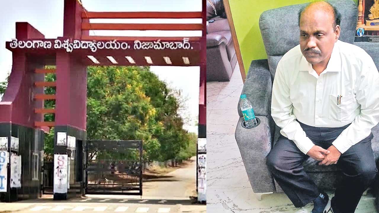 రూ.50 వేల లంచం.. టీయూ వీసీ అరెస్ట్‌