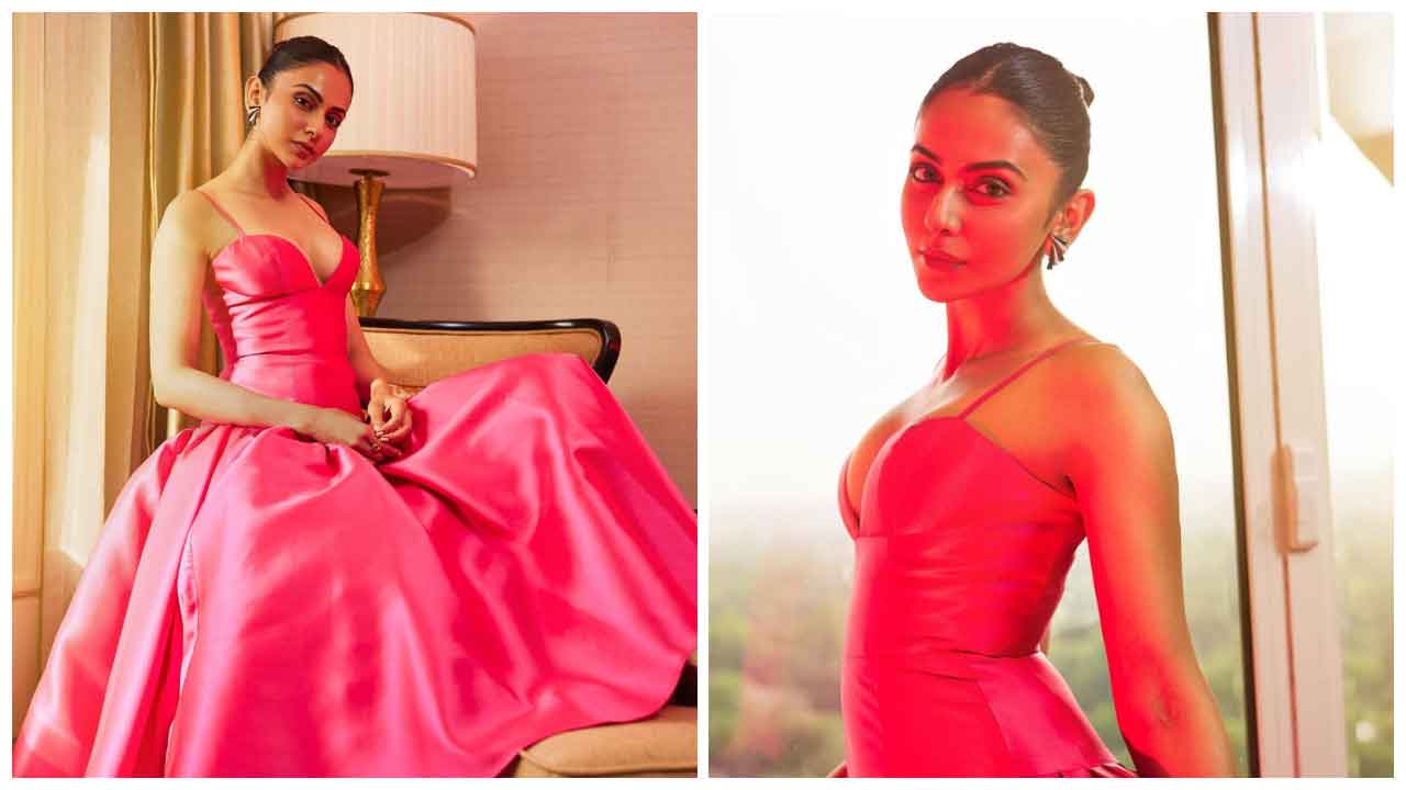 Rakul Preet Singh |  స్లిమ్ లుక్‌లో రకుల్‌ ప్రీత్‌ సింగ్ ధగధగలు..